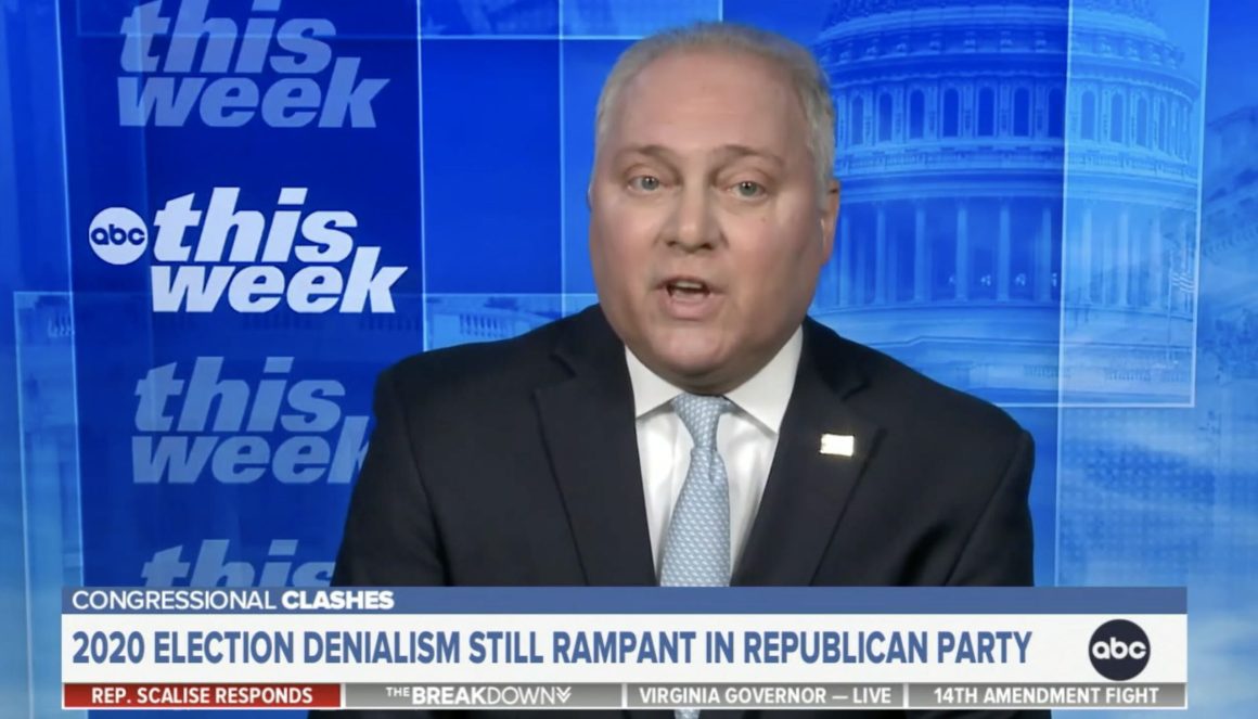 White Home Calls Out Steve Scalise For…