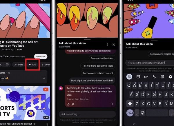 YouTube Provides Premium Subscribers Entry to its New Generative AI Components