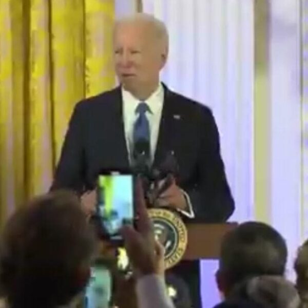 Biden Struggles with out His Teleprompter at Hanukkah Celebration, Says “It’s Been…