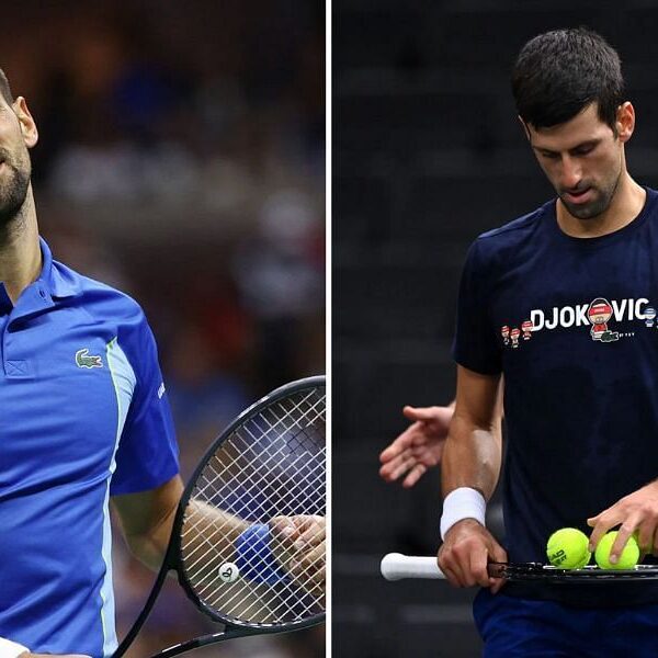 That does not contact Novak Djokovic, he did not really feel that…