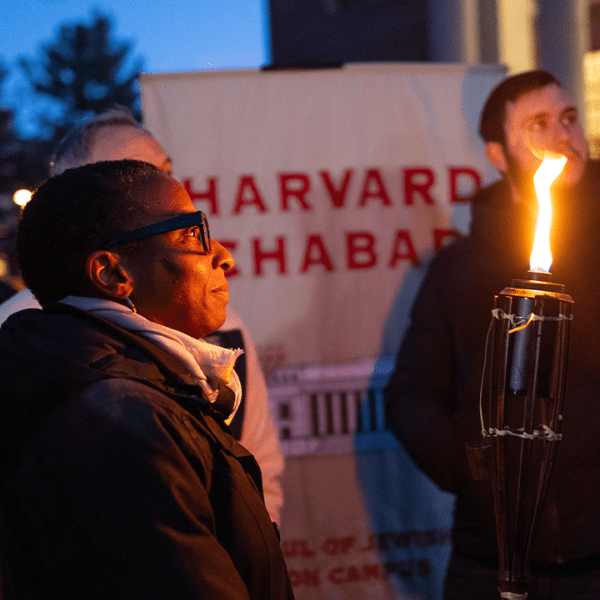 Embattled Harvard president attends menorah lighting on campus amid antisemitism backlash: ‘Performative’