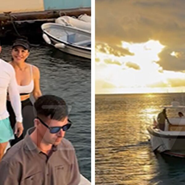 Jeff Bezos & Lauren Sanchez Island Hopping Throughout Caribbean Getaway