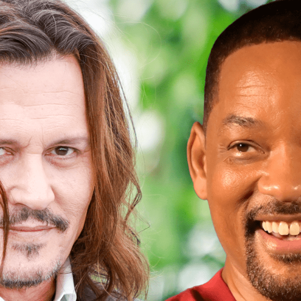 Will Smith Posts Clip of Him Hugging Johnny Depp at Pink Sea…
