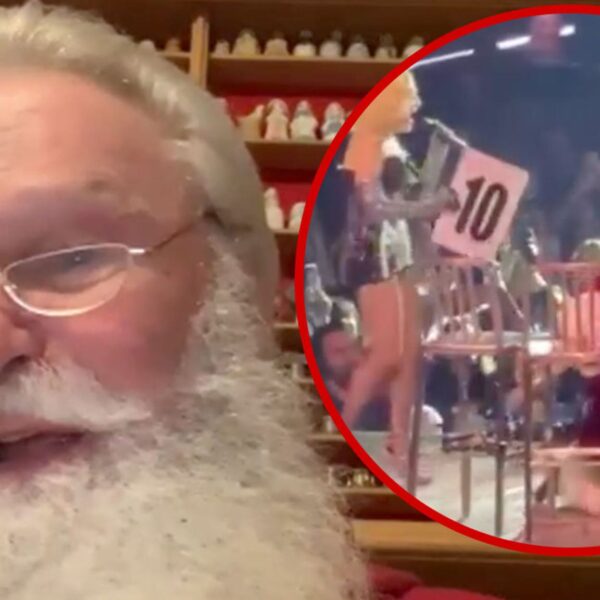 Madonna’s Santa Claus Not Embarrassed by Lap Dance Fall Onstage