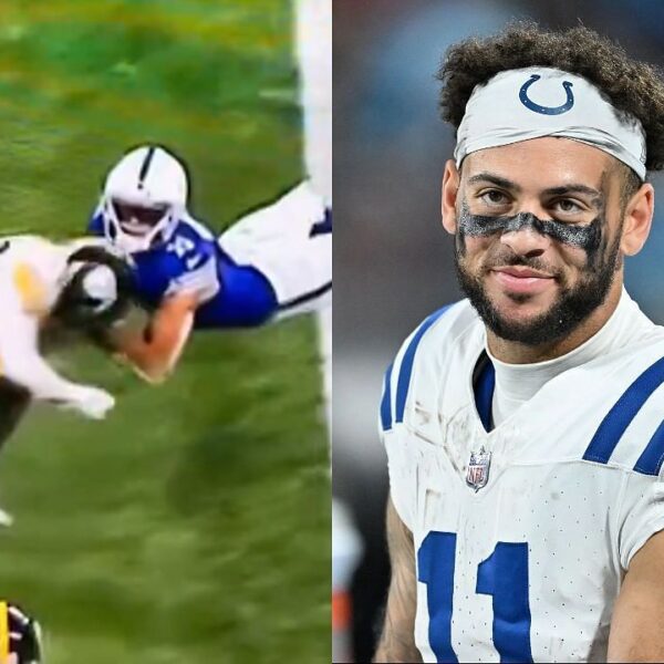 What occurred to Colts WR?