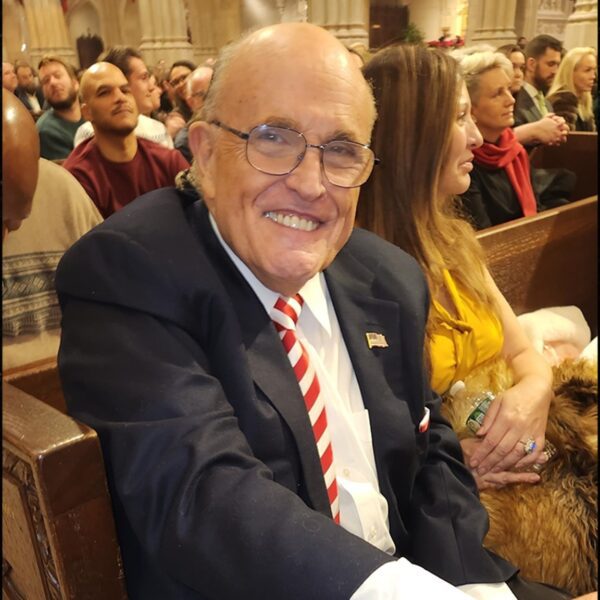 Rudy Giuliani Attends Midnight Mass in NYC After $146 Million Judgment