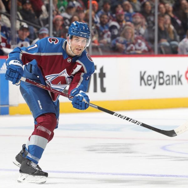 Devon Toews isn’t please along with his Avalanche teammates