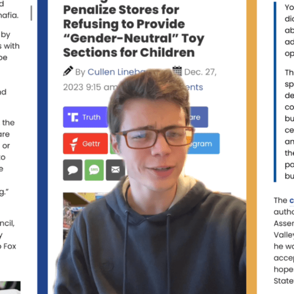 Victor Reacts: Gender Impartial Toys or Else! California Set to Wonderful Shops…