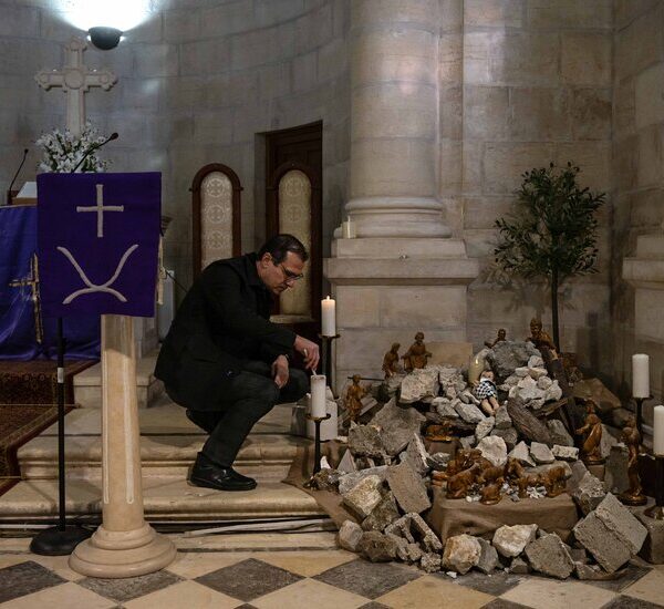 ‘God Is Under the Rubble in Gaza’: Bethlehem’s Subdued Christmas