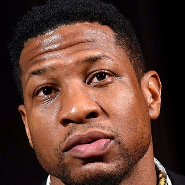 Jonathan Majors Arrives to Courtroom Trial with Meagan Good for Opening Statements