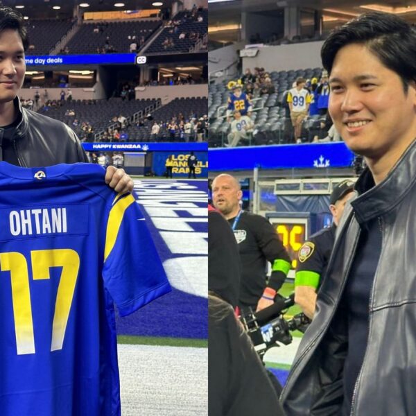 Dodgers’ $700,000,000 Shohei Ohtani will get gifted particular jersey by Rams forward…