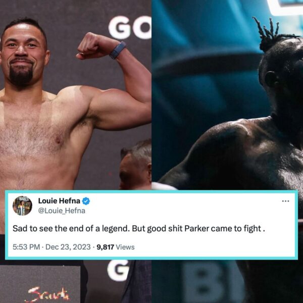 Joseph Parker: “Sad to see the end of a legend”