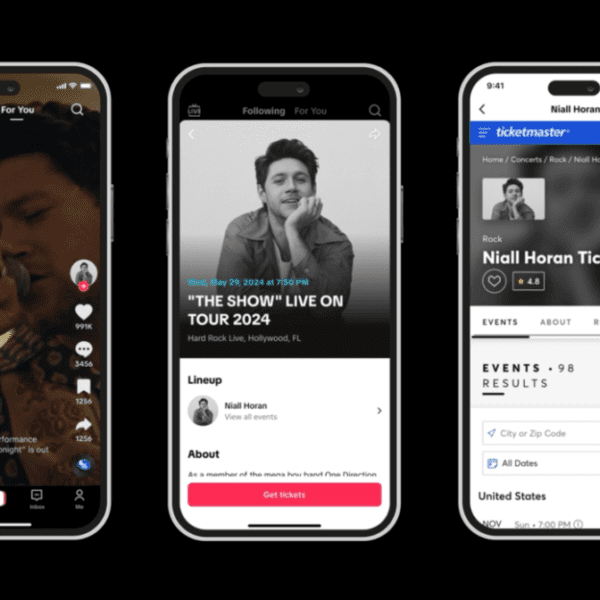TikTok expands its in-app Ticketmaster ticketing function to customers in 20 international…