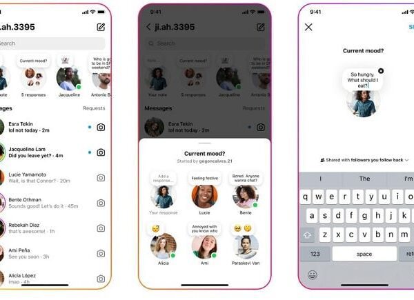 Instagram Exams New Group Chat Dialog Starters in Notes