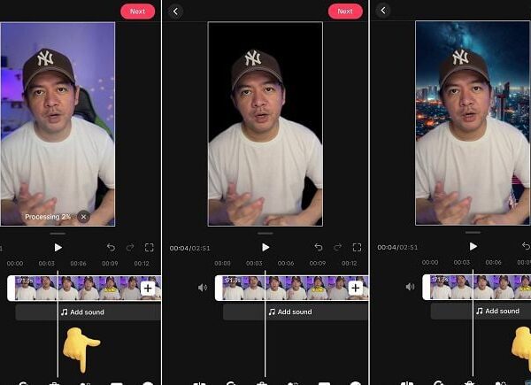 TikTok Provides New Cutout Possibility To Change the Background of Your Clips