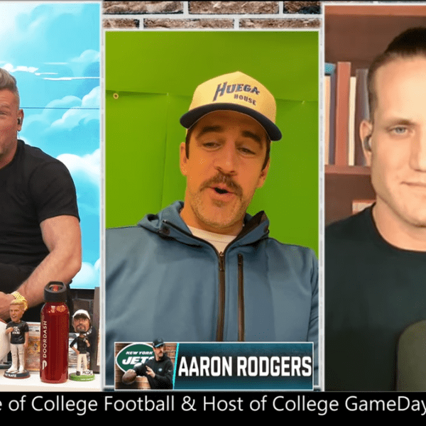 Pat McAfee lets Aaron Rodgers spout extra rubbish on his program