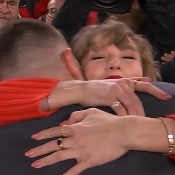 Taylor Swift Hugs Beau Travis Kelce After Chiefs Safe Tremendous Bowl Spot