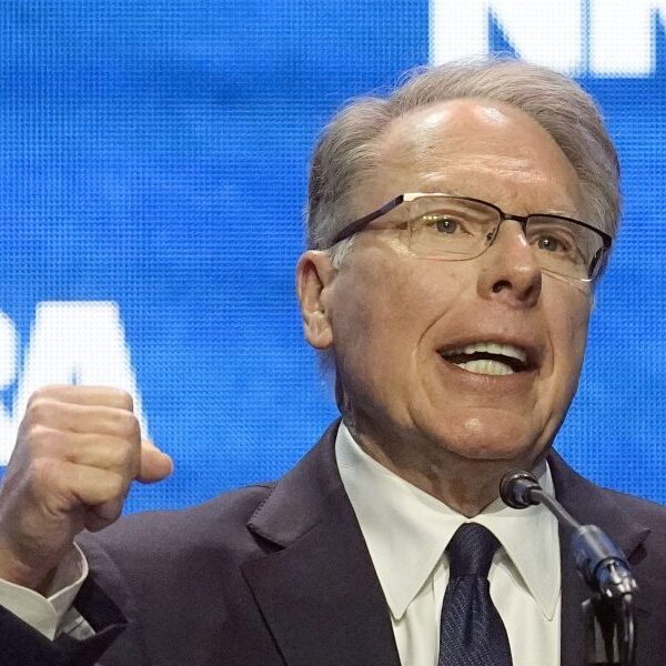 NRA CEO Wayne LaPierre broadcasts resignation days earlier than trial