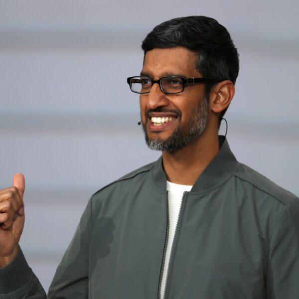 Sundar Pichai on the problem of innovating in an enormous firm and…