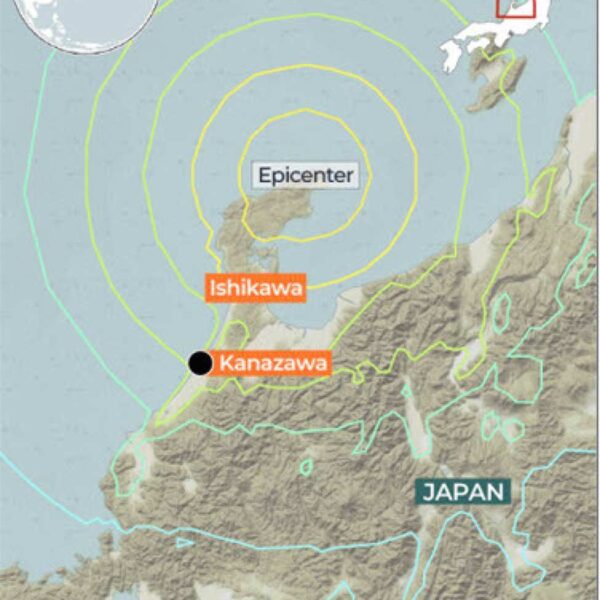Magnitude 7.6 earthquake hits Japan