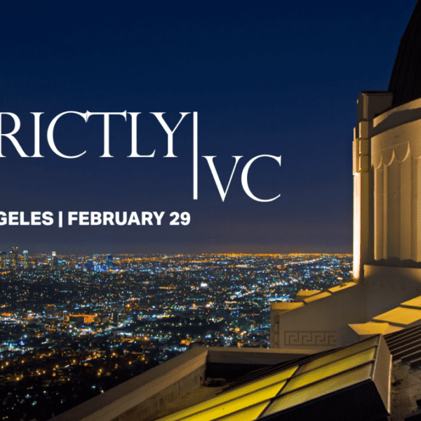 Be a part of StrictlyVC in Los Angeles the evening of February…