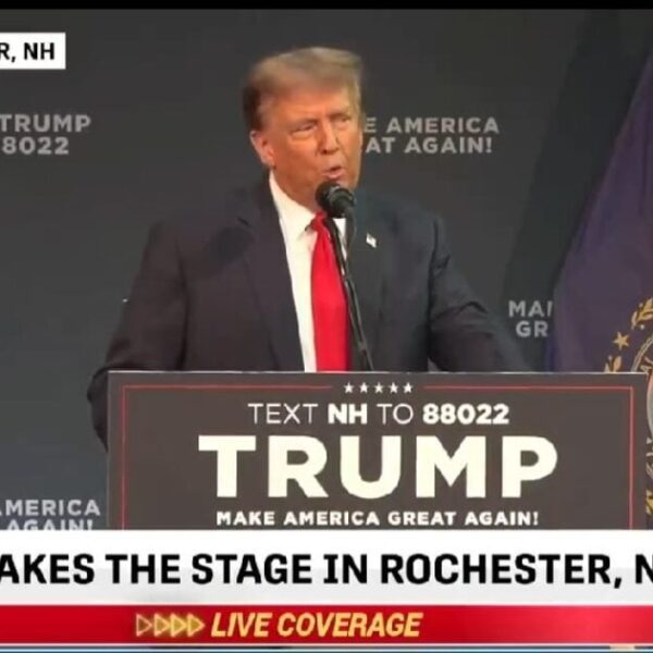 Crowd Goes Wild as President Trump Takes the Stage in Rochester, New…