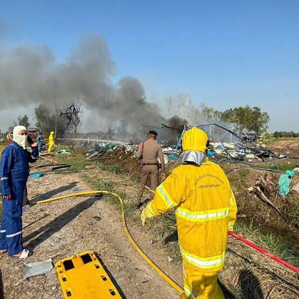 Thailand fireworks manufacturing facility explosion kills at the very least 23, officers…