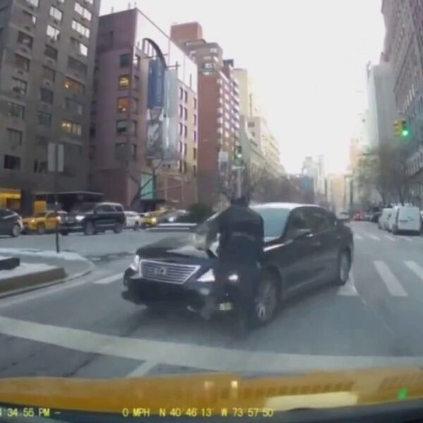 New York Metropolis lady deliberately drives into police officer: ‘F–- these cops’