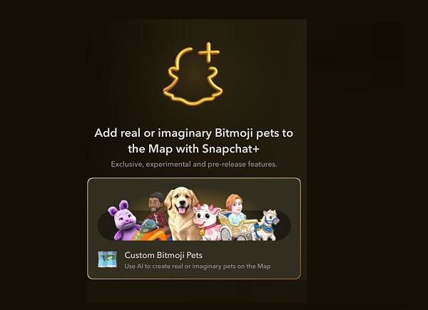 Snapchat Provides Generative AI Pets for Snapchat+ Subscribers