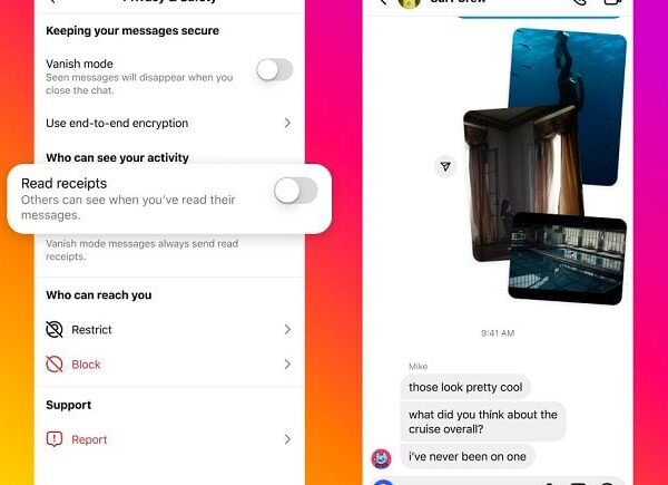 Instagram Now Lets You Decide-Out of Learn Receipts for DMs