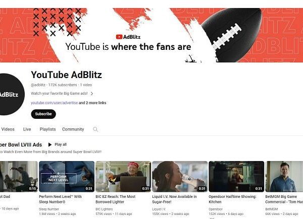 YouTube Launches 2024 ‘AdBlitz’ to Showcase Tremendous Bowl Campaigns