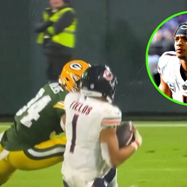 Bears followers blast NFL referees for no flag after QB takes brutal…