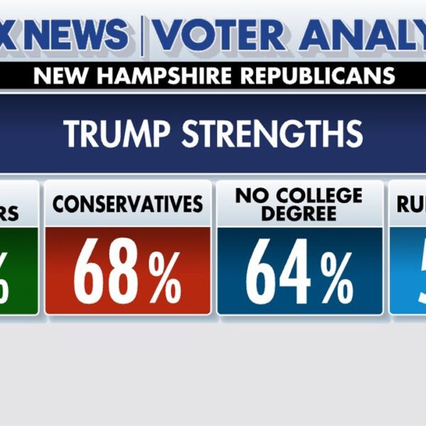 Trump ran up the rating with these voters in New Hampshire major…