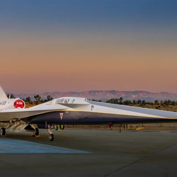 X-59 ‘Quiet supersonic’ jet from NASA and Lockheed lastly rolls out