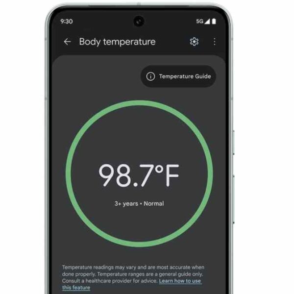 Pixel 8 Professional customers can now use the Thermometer app to measure…