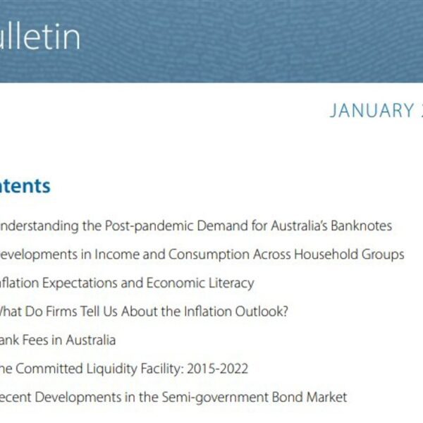 RBA Bulletin – value development to stay above inflation goal vary of…