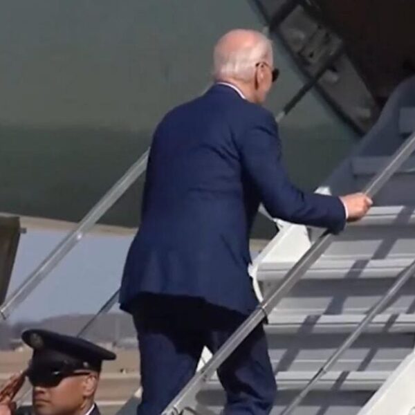 Joe Biden Journeys TWICE as He Boards Air Pressure One Utilizing SHORTER…