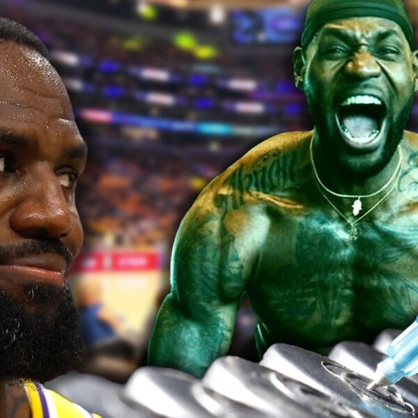 May LeBron James be on steroids?