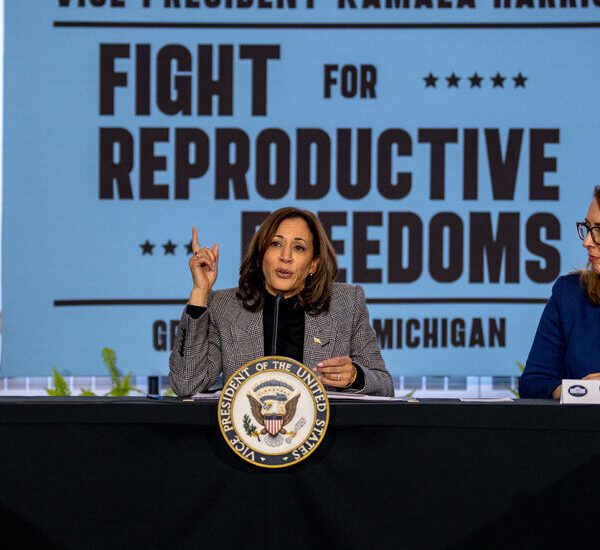 Kamala Harris Pushes Abortion Rights in Michigan, With Gaza Anger as Backdrop