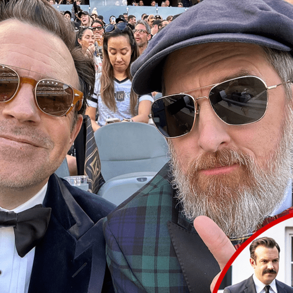 Jason Sudeikis and Brendan Hunt Attend LAFC Sport Earlier than SAG Awards