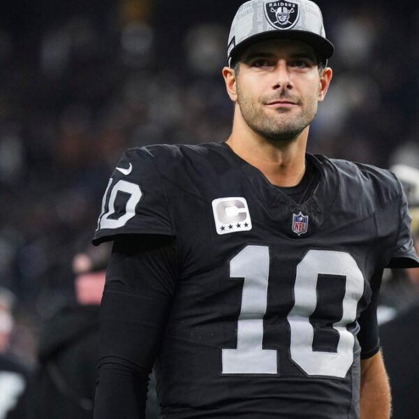 Jimmy G hit with PED suspension, Raiders anticipated to chop QB