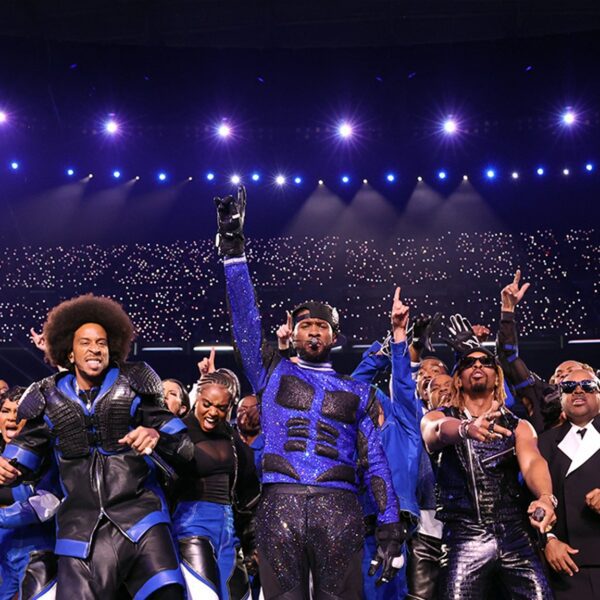 Usher Joined By Alicia Keys, Luda & Lil Jon For Tremendous Bowl…