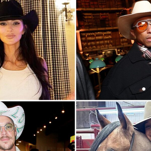 Stars Sporting Cowboy Hats, Beyoncé Going Nation Units Pattern