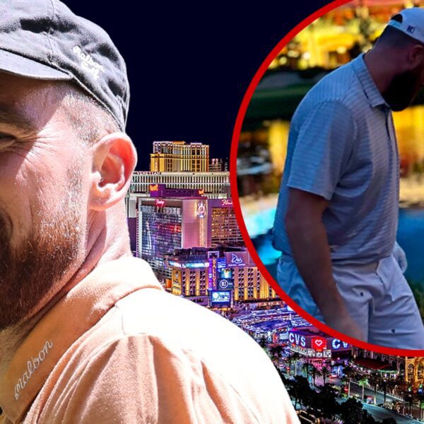 Travis Kelce Surfaces in Vegas Once more After Whirlwind Week in Kansas…