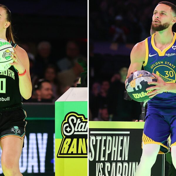 Steph Curry Defeats WNBA’s Sabrina Ionescu in Three-Level Contest