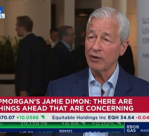 J.P. Morgan Chase Dimon: There are issues forward which might be regarding