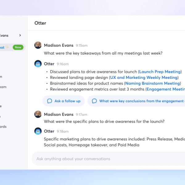 Otter brings GenAI to your conferences with AI summaries, AI chat and…