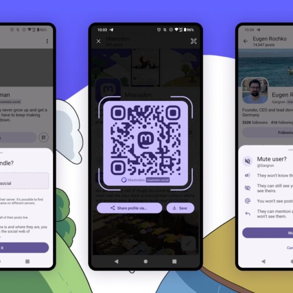 Mastodon customers can now share their profile by way of QR code…