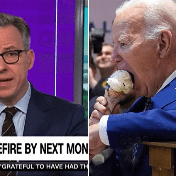 Jake Tapper shocked by Biden revealing chance of cease-fire whereas consuming ice…