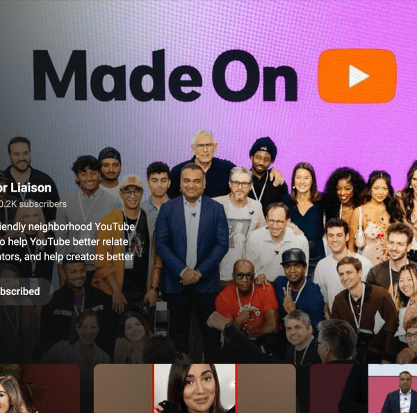 YouTube rolls out new channel pages for creators on its TV app